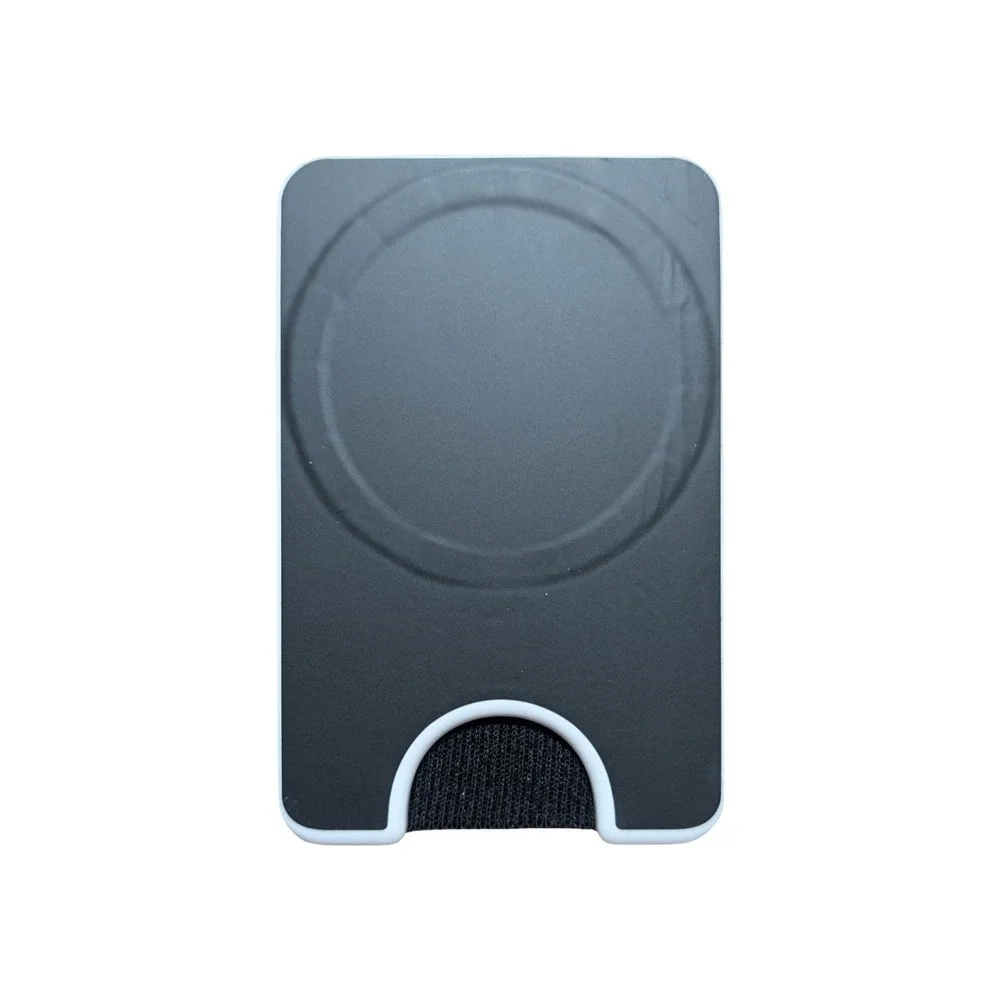 3-R PopSockets Magnetic PopWallet+ Wallet/Grip - Floral/White Iridescent Heart